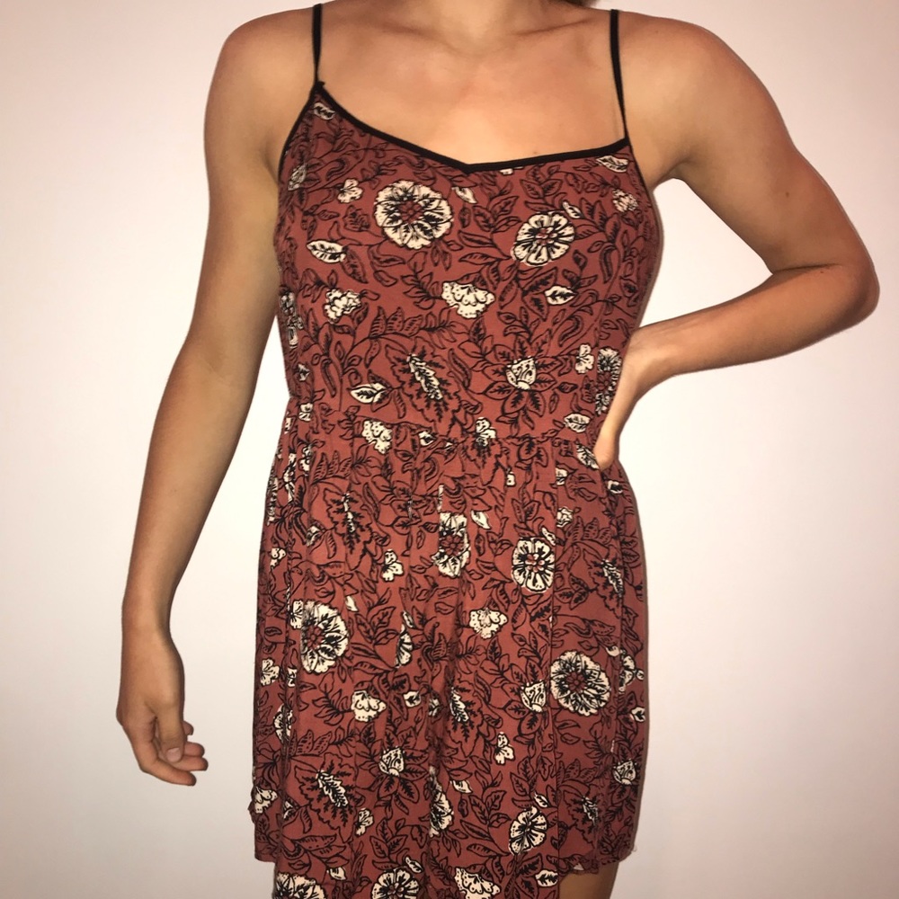 Patterned romper